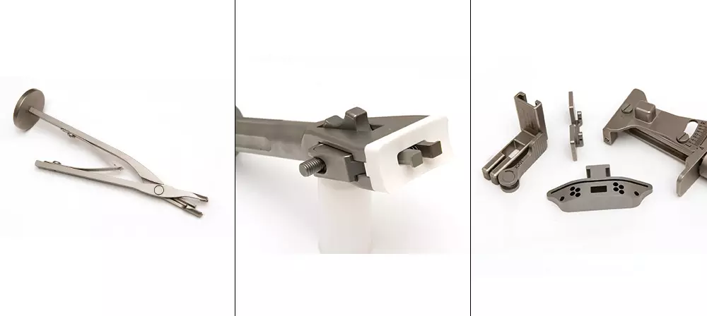 Industrialisation et réalisation instruments chirurgicaux TITANE INOX PEEK prototypes / petites / moyennes séries